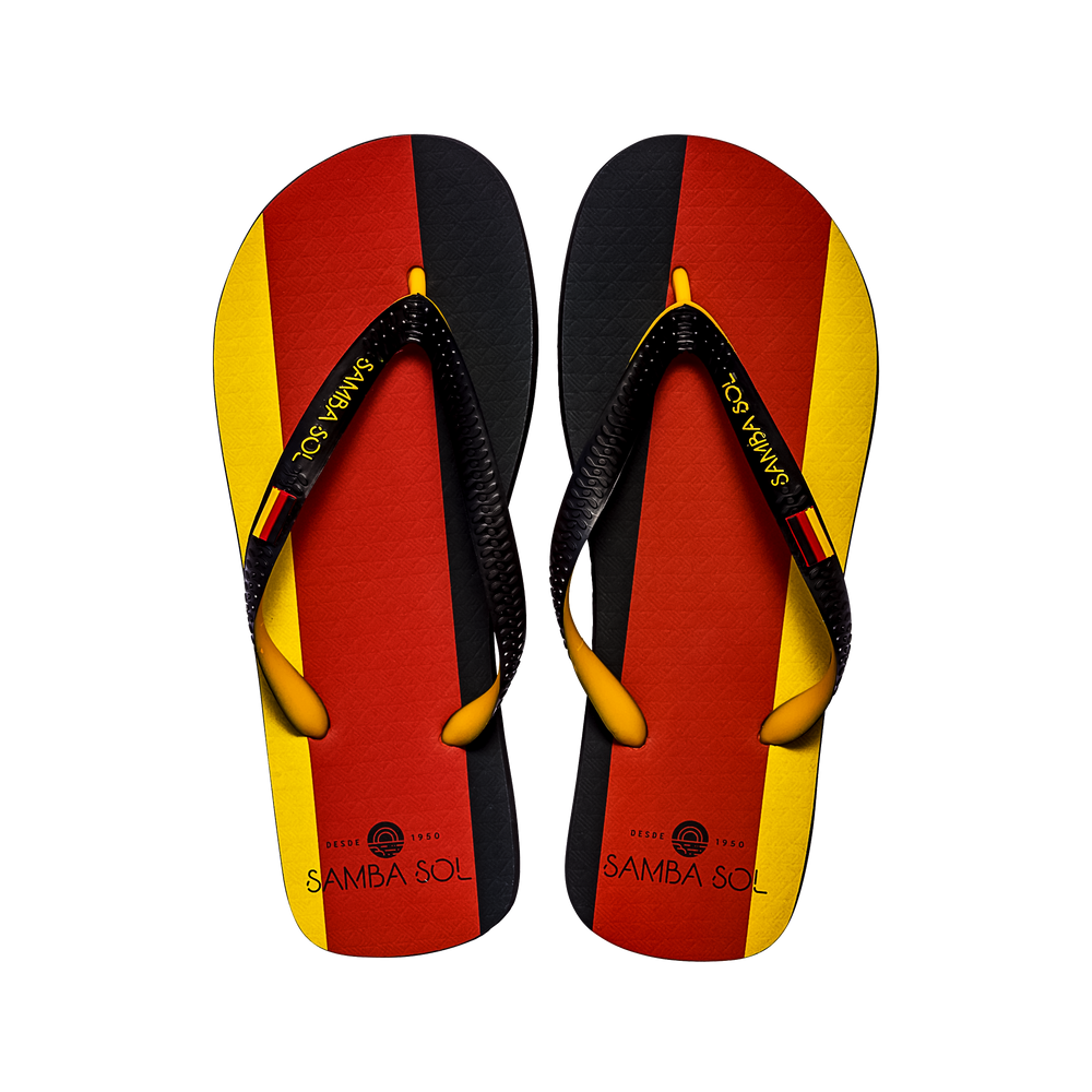 Samba Sol Men's Countries Collection Flip Flops - Germany