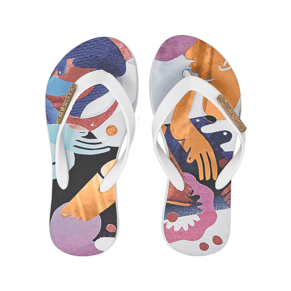 【韓国ブランド】MONOHA：25SS Leaather flip flop MONOHA