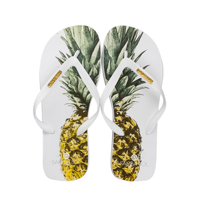 Samba Sol Men’s Fashion Collection Flip Flop - Pineapple-Samba Sol
