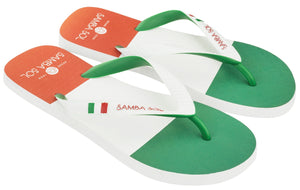 Samba Sol Men's Countries Collection Flip Flops - Italy-Samba Sol