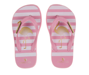 Samba Sol Kid's Fashion Collection Flip Flops - Flamingo-Samba Sol