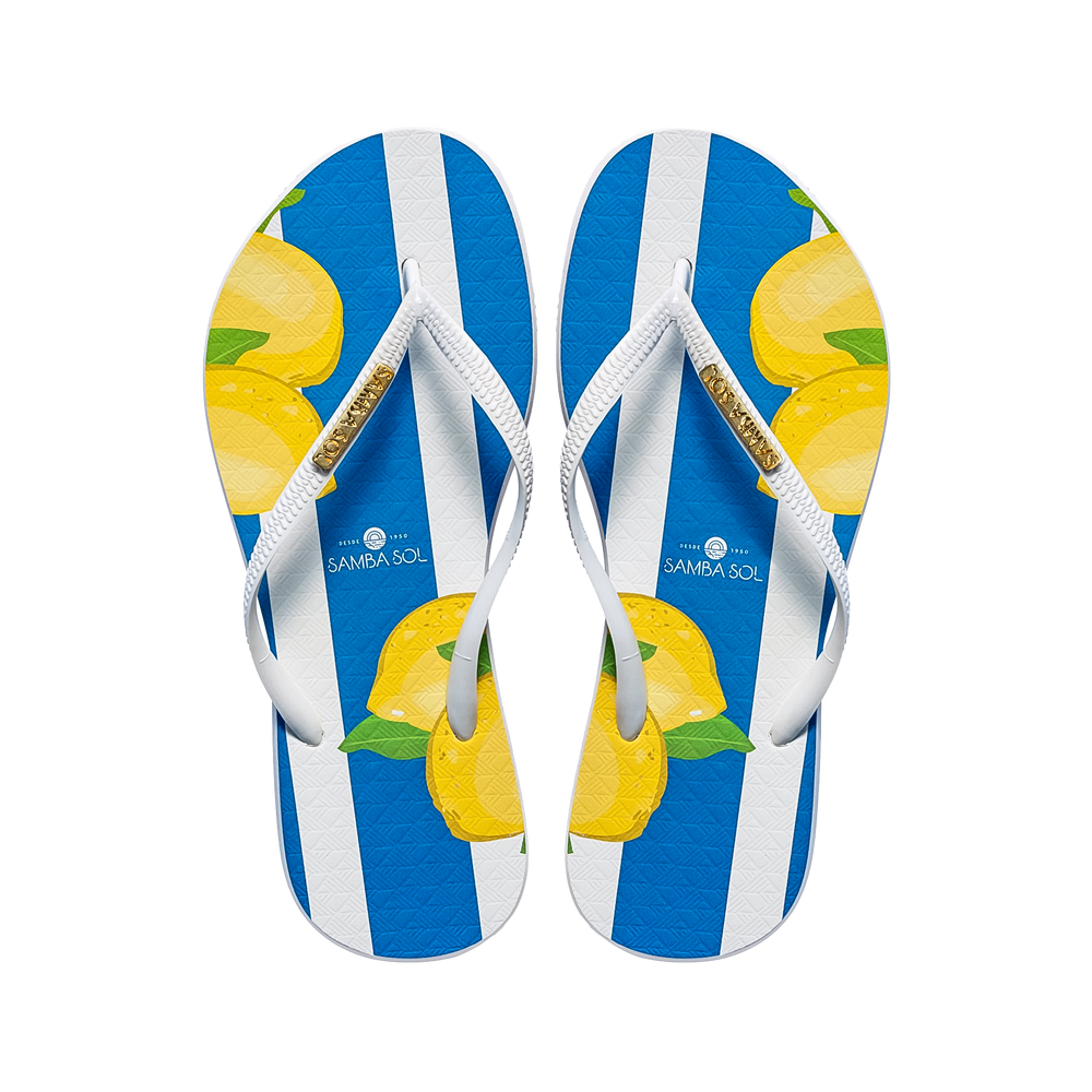 Lemon sales flip flops