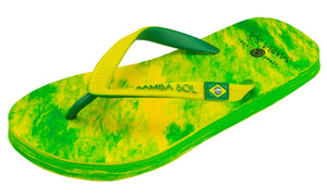 Samba Sol Kid's Beach Collection Flip Flops - Lime-Samba Sol