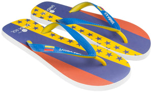 Samba Sol Men's Countries Collection Flip Flops - Venezuela