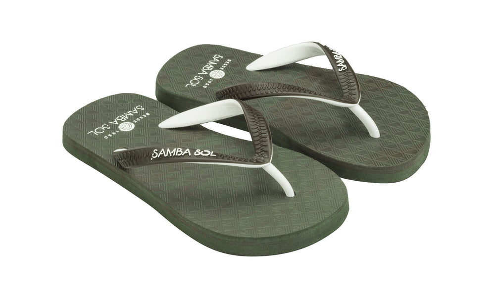 Samba Sol Kid's Beach Collection Flip Flops - Camo