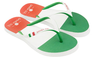 Samba Sol Women's Countries Collection Flip Flops - Italy-Samba Sol