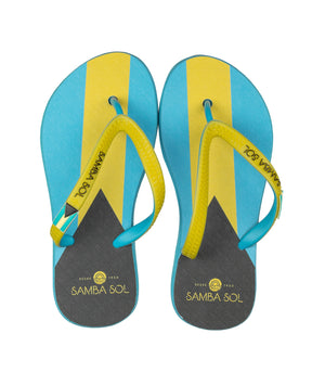 Samba Sol Kid's Countries Collection Flip Flops - Bahamas-Samba Sol