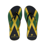 Samba Sol Women's Countries Collection Flip Flops - Jamaica